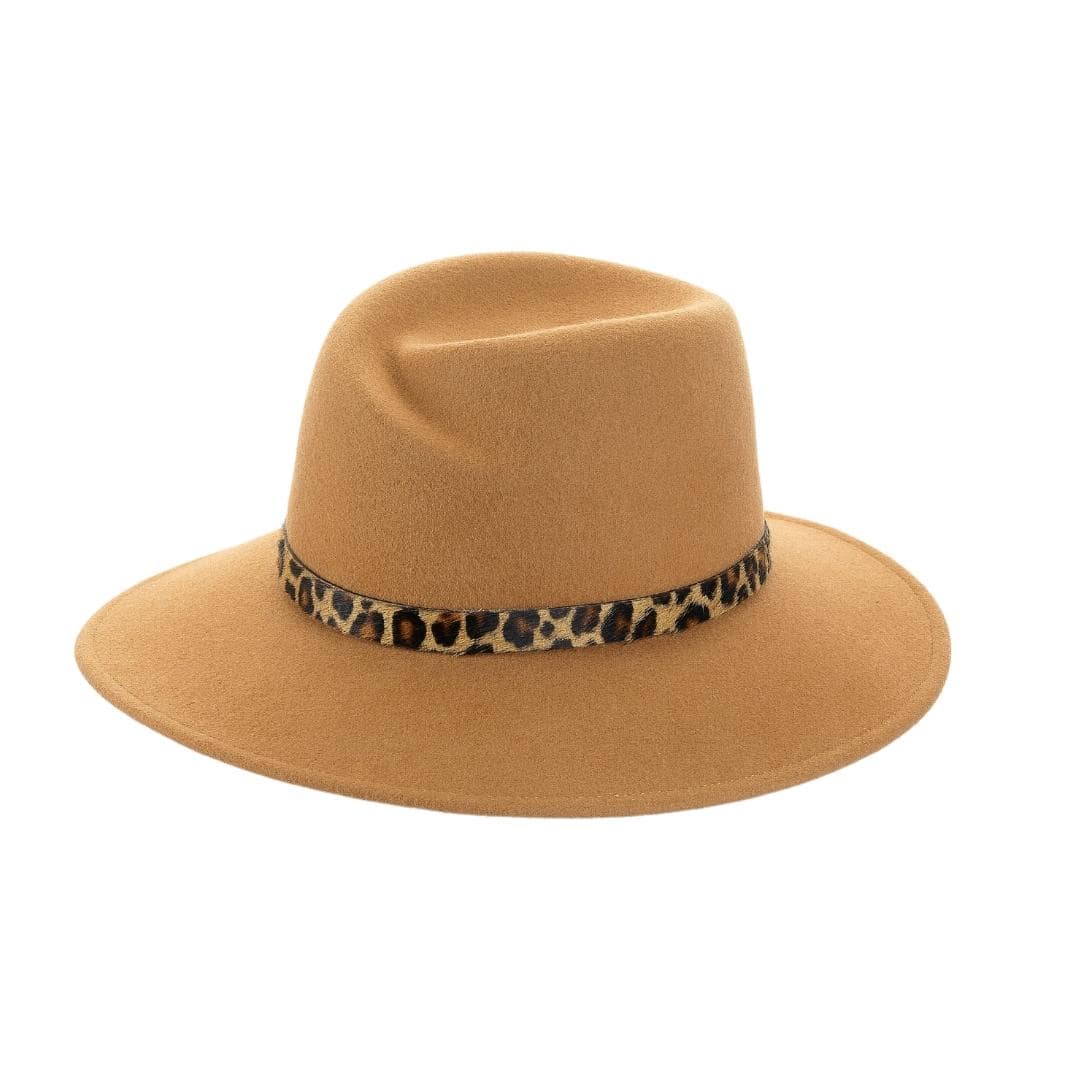 Cappello a Tesa Media Corona Twisted in Feltro di Lana Merinos