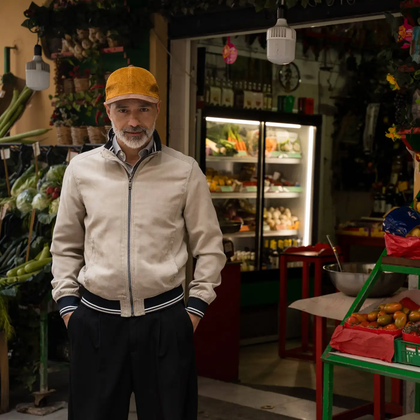 Berretto in Velluto con Visiera Rigida in Ecopelle