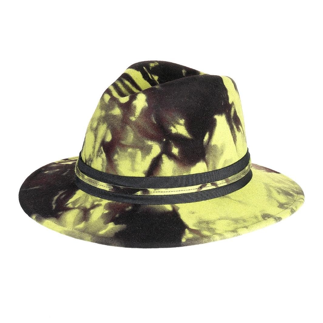 Cappello Fedora a Tesa Media in Feltro di Lana Merinos Maltinto