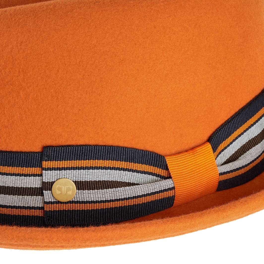 Cappello Pork Pie Classico in Feltro di Lana Merinos