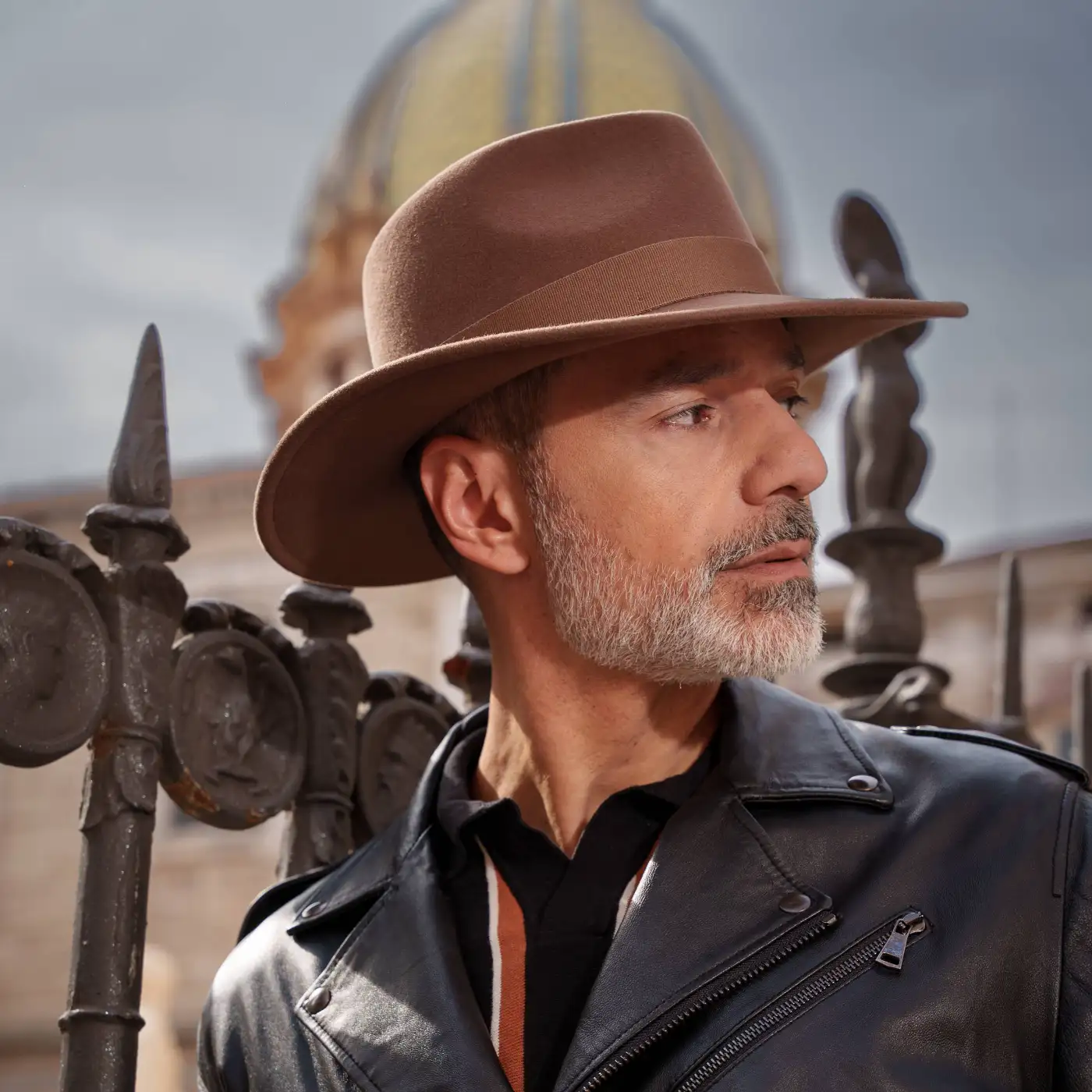 Cappello Australiano in Feltro di Morbido Cashmere Antipioggia