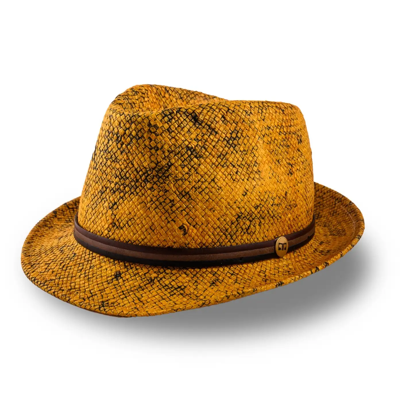 Cappello Trilby a Tesa Corta Stonewashed