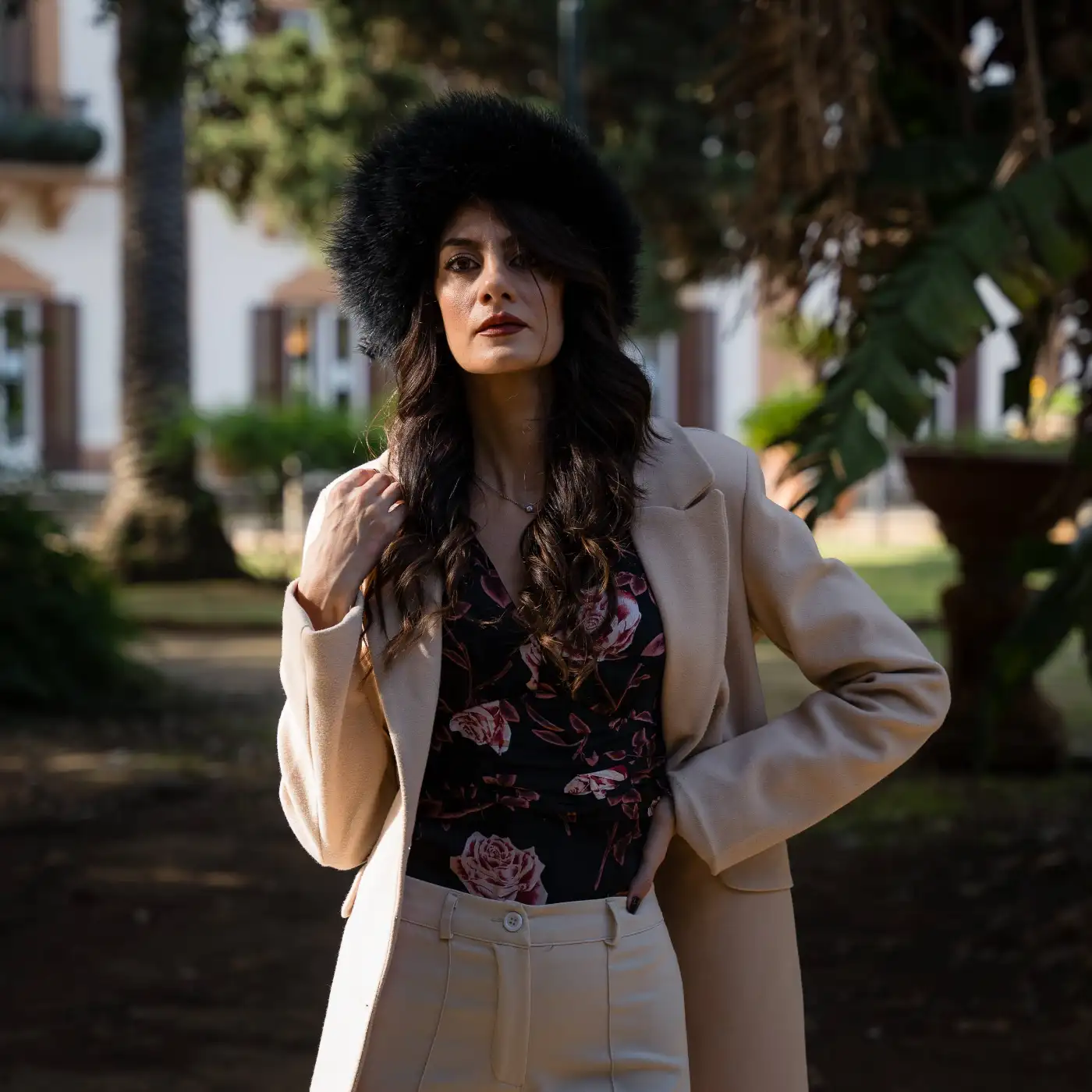 Colbacco in Piumaggio Naturale di Gallopavo Meleagris