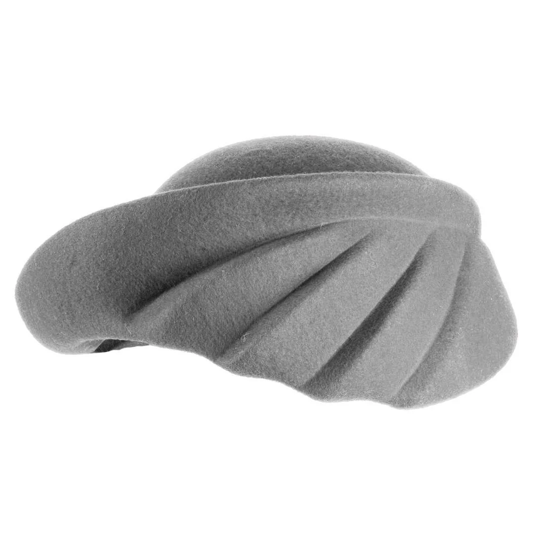 Basco Toque alla Francese in Feltro di Lana Merinos