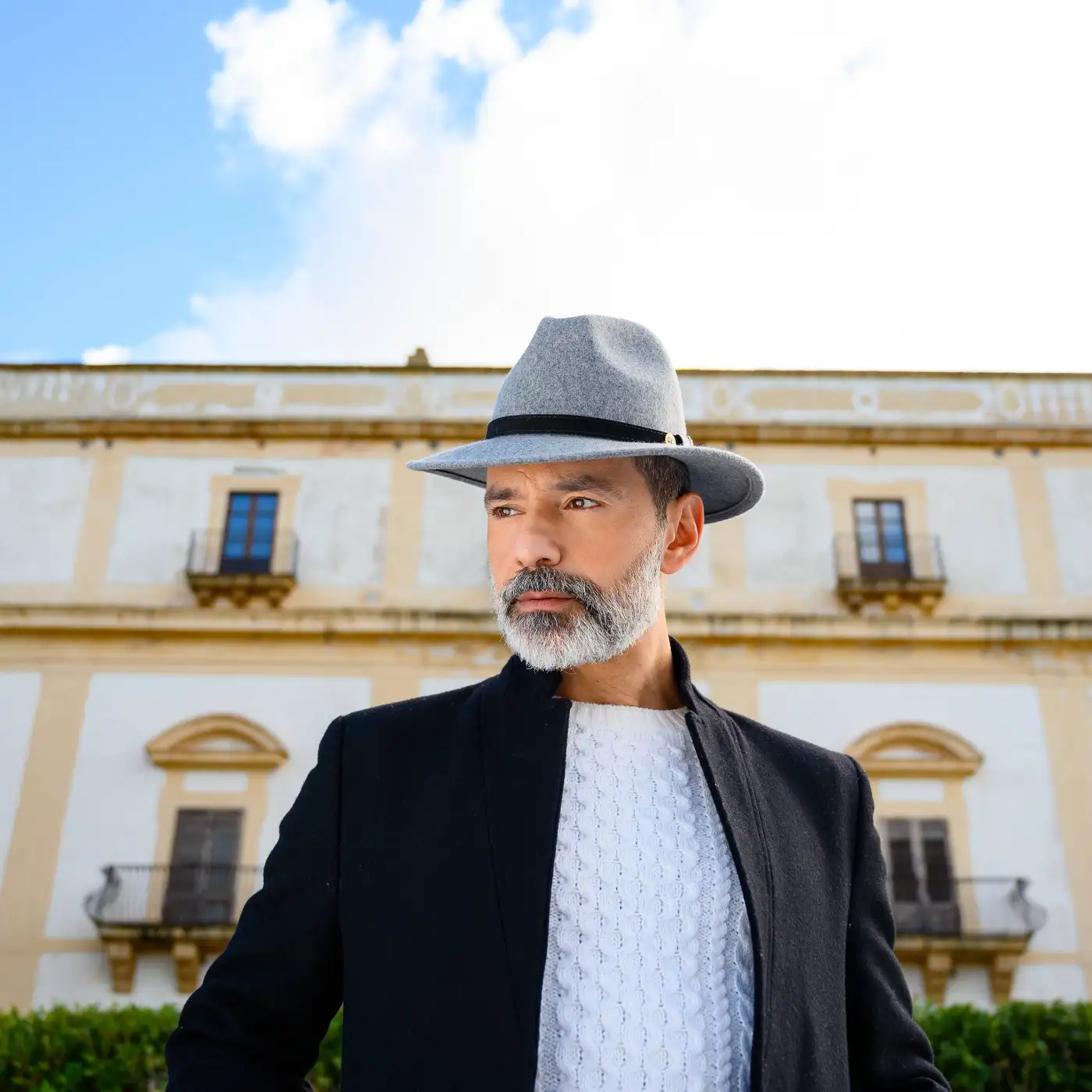 Cappello a Tesa Media in Feltro di Lana Merinos