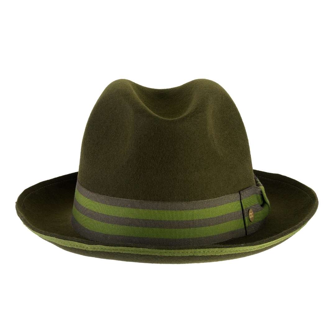 Cappello Trilby Jazz a Tesa Media in Feltro di Lana Merinos