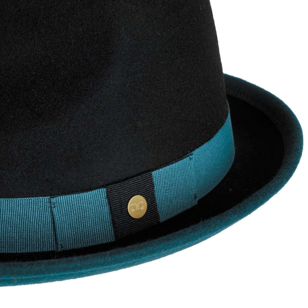 Cappello Trilby Michael Jackson in Feltro di Lana Merinos Bicolore