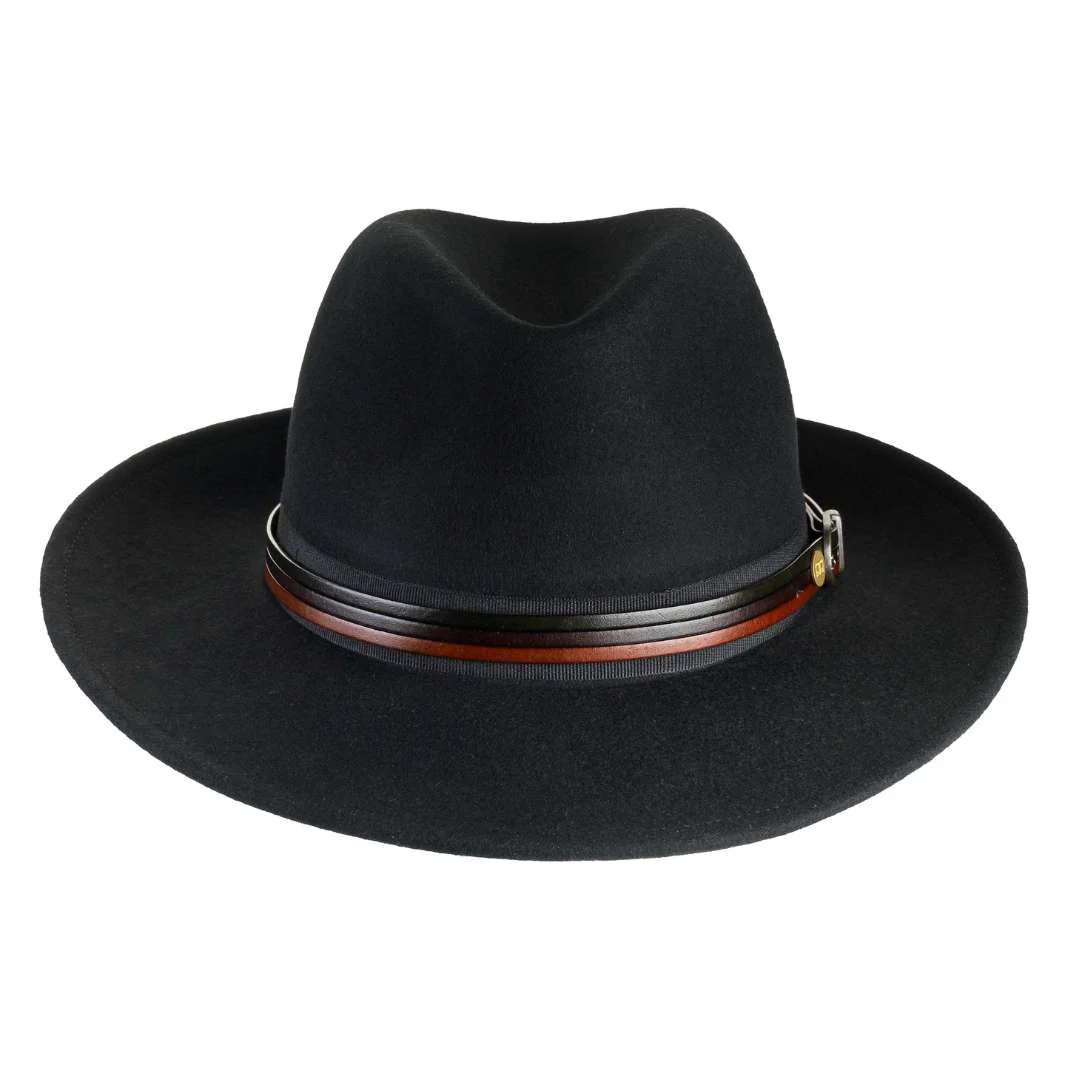 Cappello Fedora Classico in Feltro di Lana Merinos Antipioggia