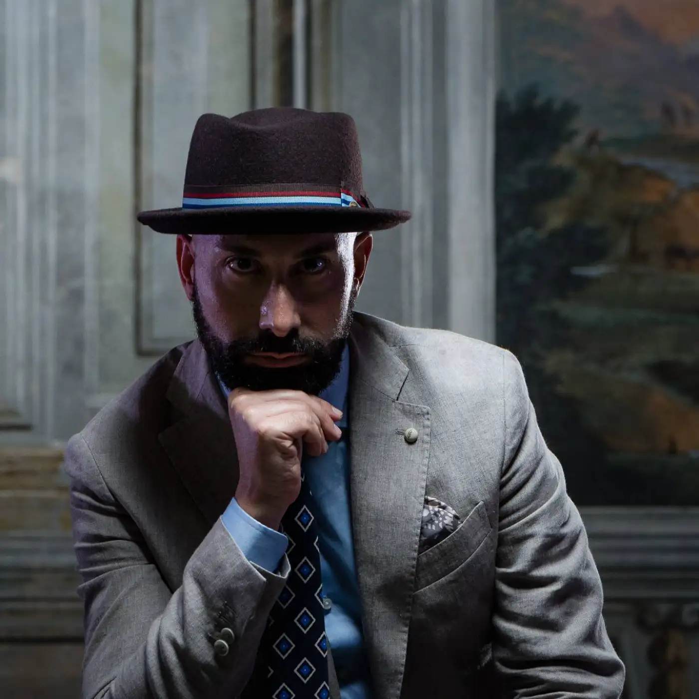 Cappello Pork Pie Classico in Feltro di Lana Merinos