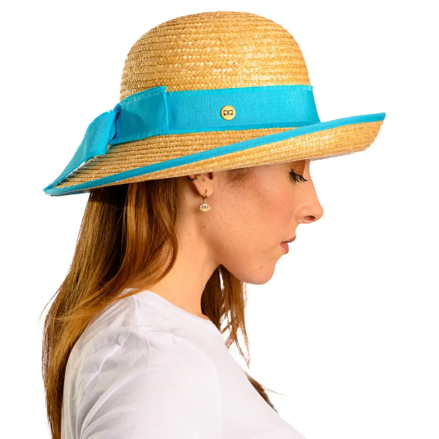 Cappello con Fiocco in Paglia di Firenze