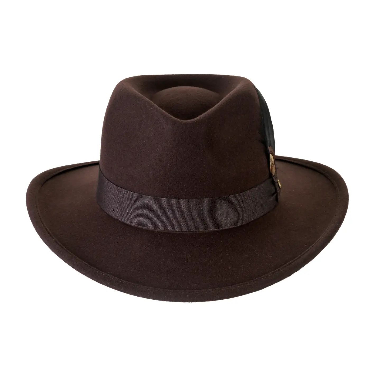 Cappello Australiano in Feltro di Morbido Cashmere Antipioggia