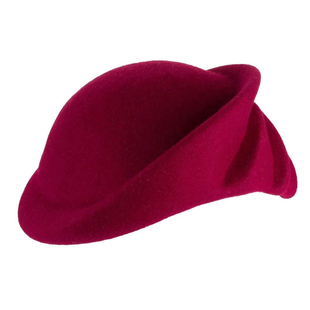 Basco Toque alla Francese in Feltro di Lana Merinos