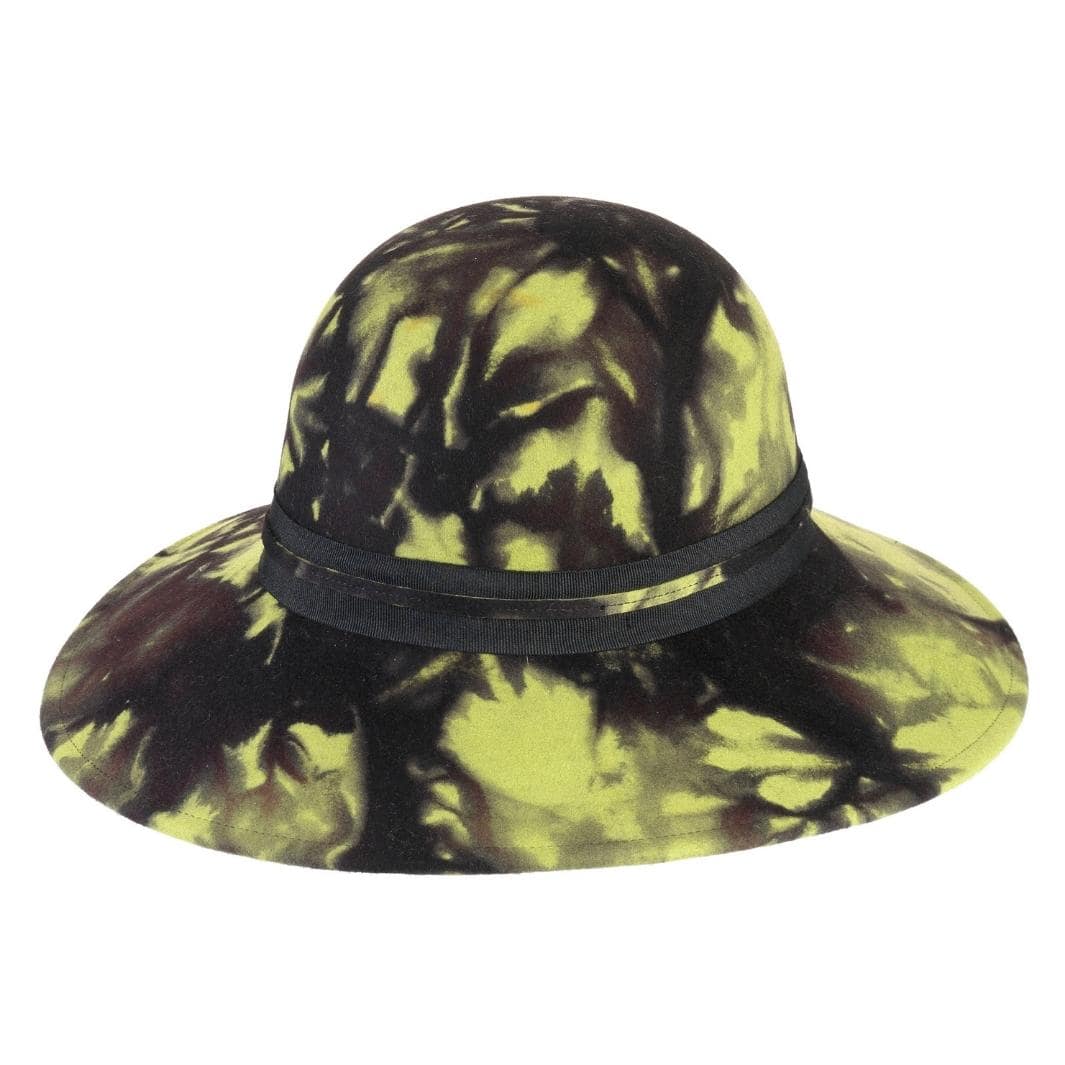 Cappello a Pamela a Tesa Larga in Feltro  di Lana Merinos Maltinto