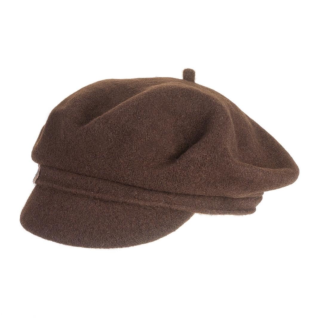 Basco con Visiera e Balze alla Francese in Lana