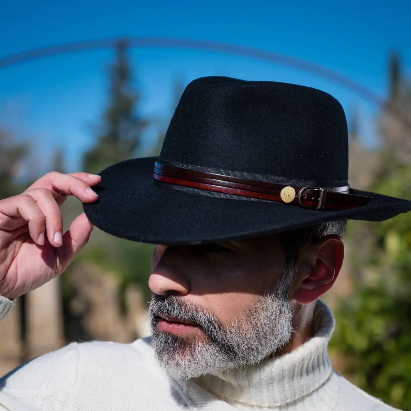 Cappello Fedora Classico in Feltro di Lana Merinos Antipioggia