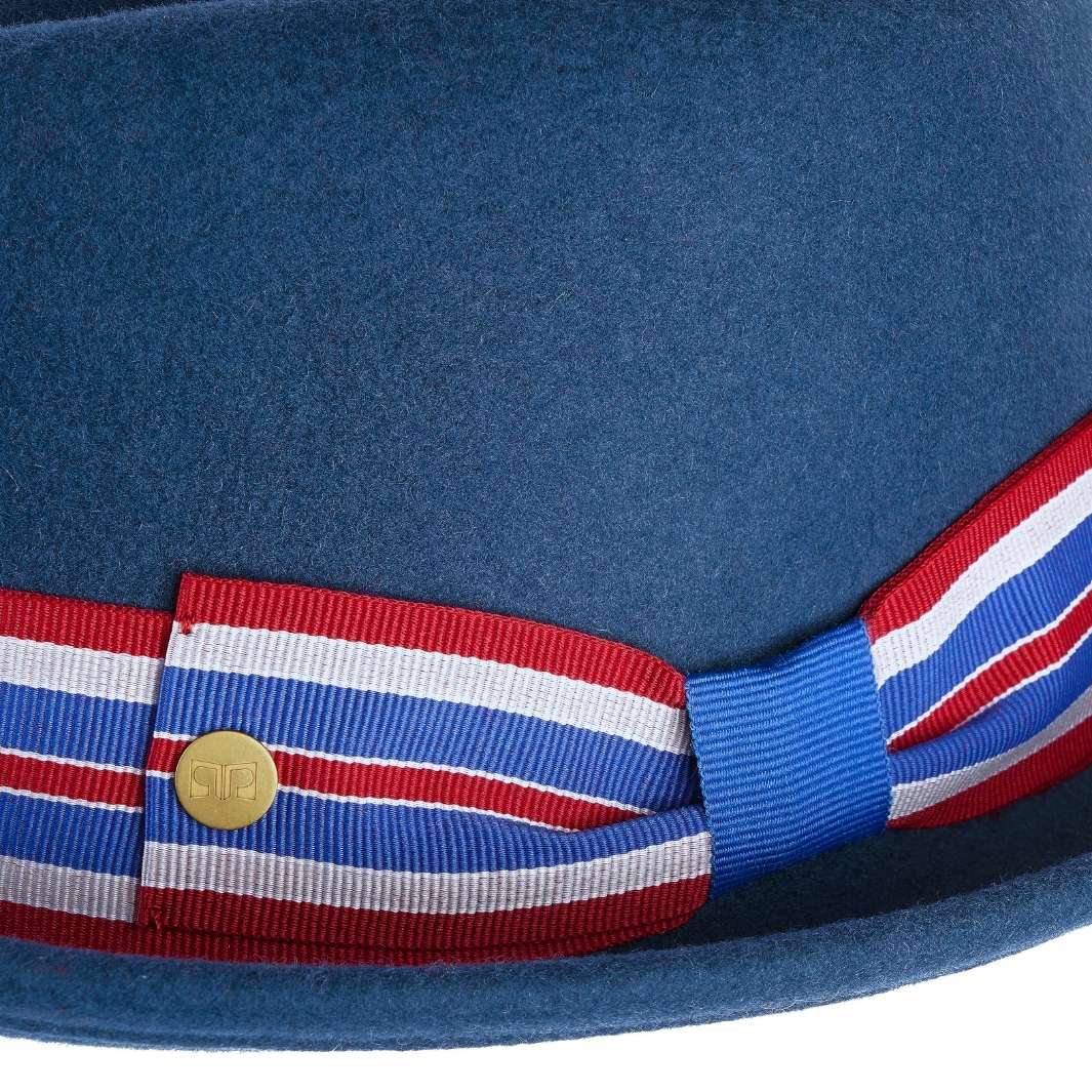 Cappello Pork Pie Classico in Feltro di Lana Merinos