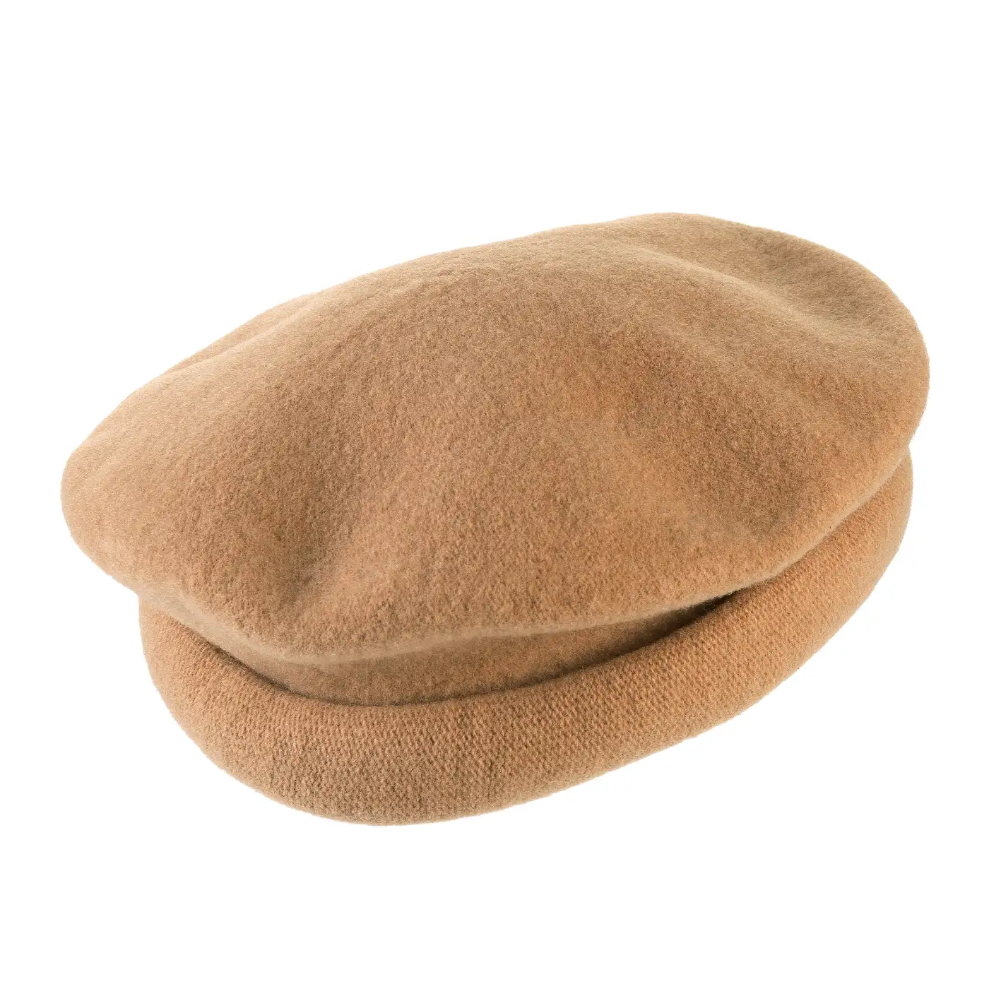 Basco Parigino in Lana Vergine con Risvolto Arricciato