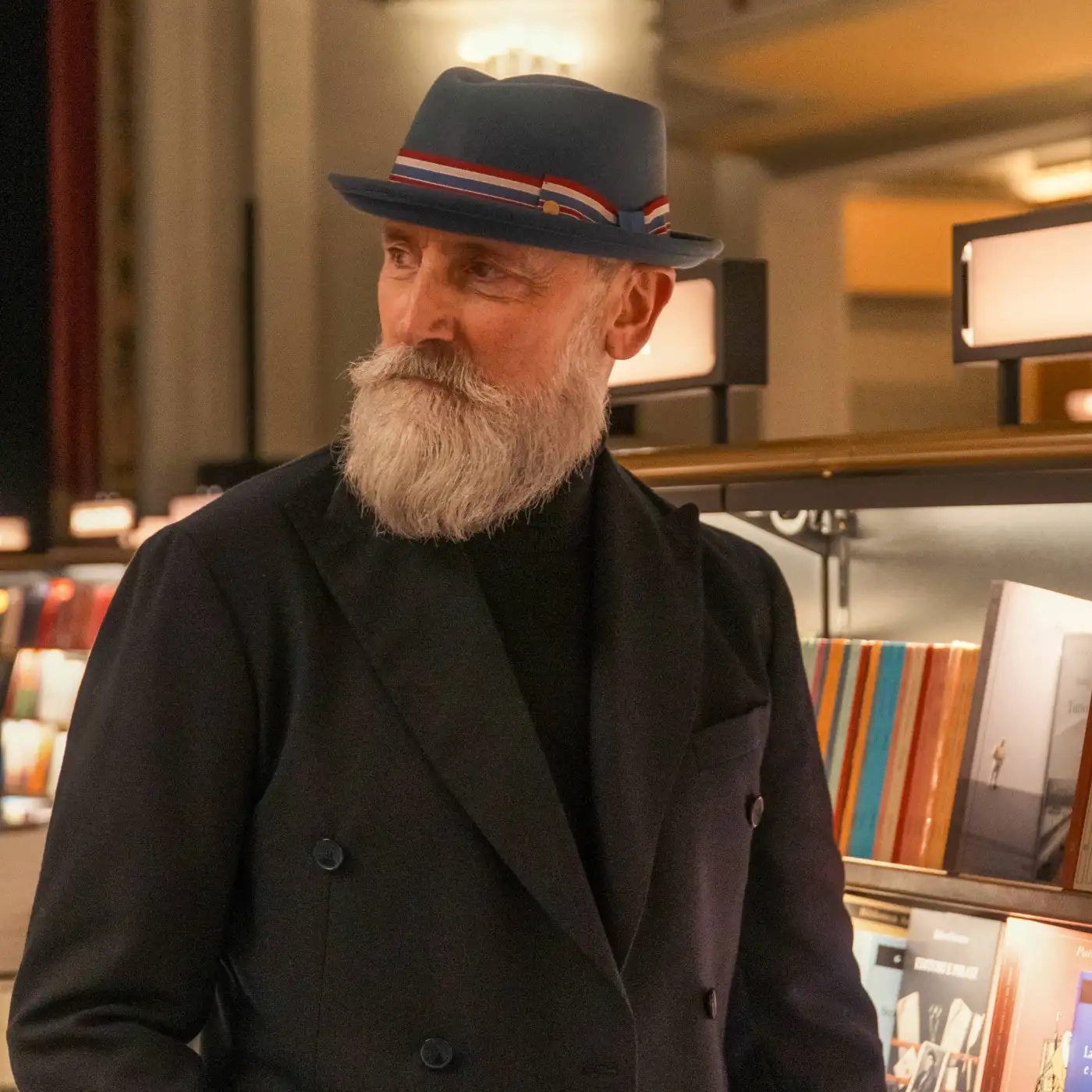 Cappello Pork Pie Classico in Feltro di Lana Merinos