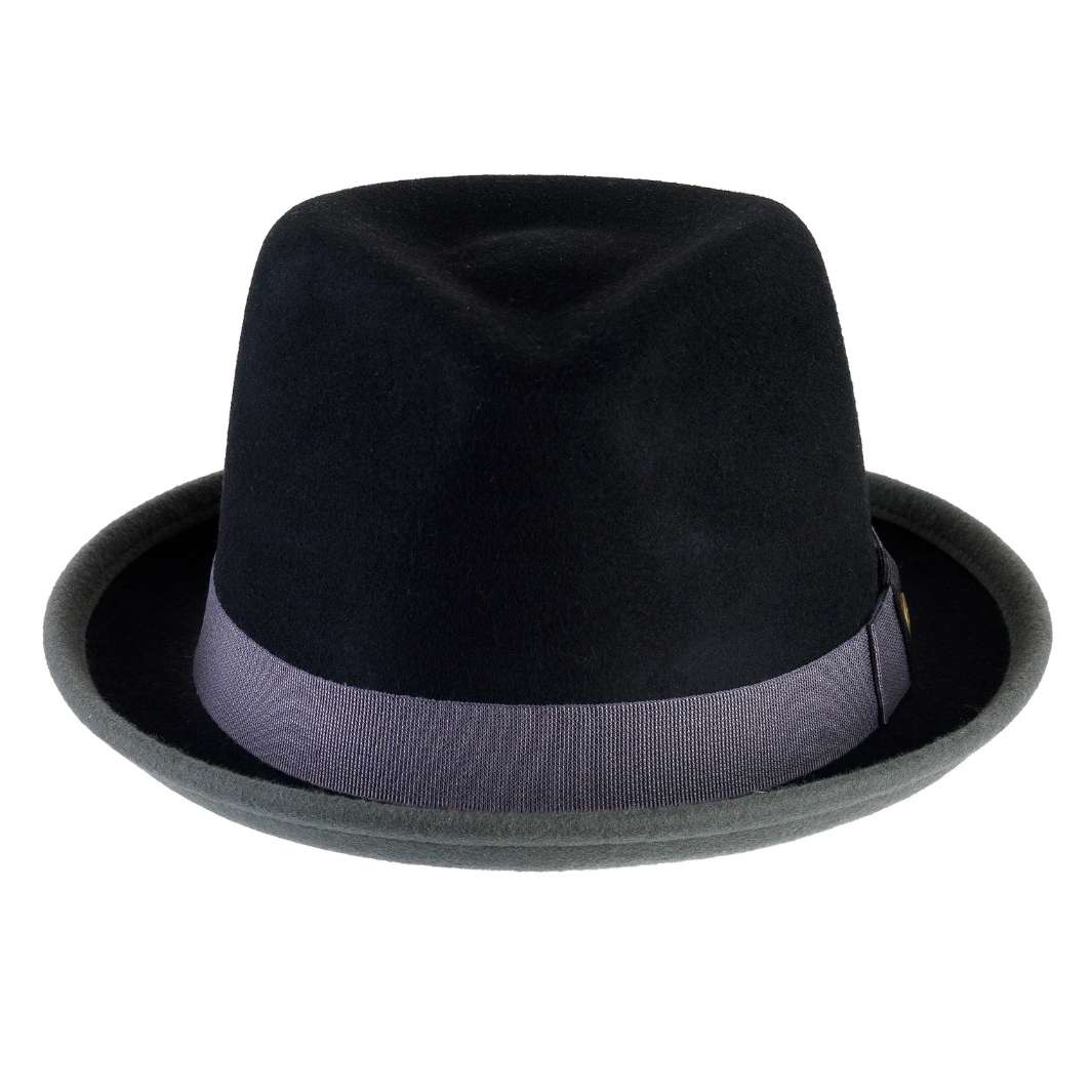 Cappello Trilby Michael Jackson in Feltro di Lana Merinos Bicolore