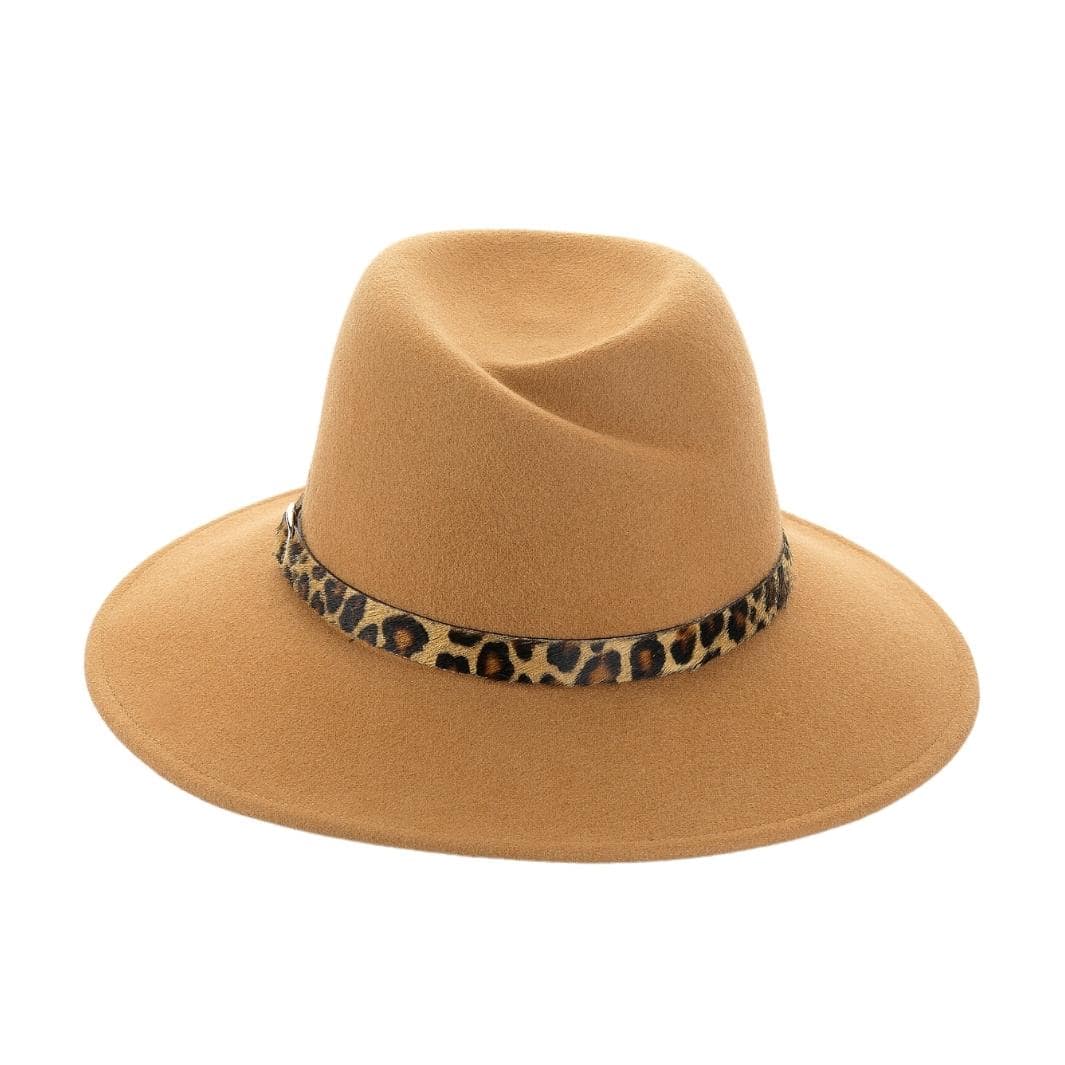 Cappello a Tesa Media Corona Twisted in Feltro di Lana Merinos