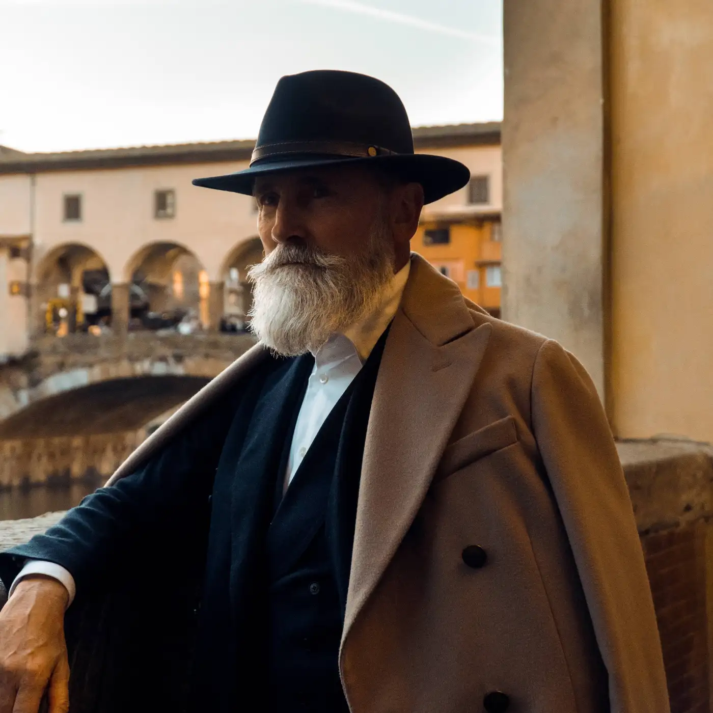 Cappello Fedora Elegante in Feltro di Lana Merinos Antipioggia