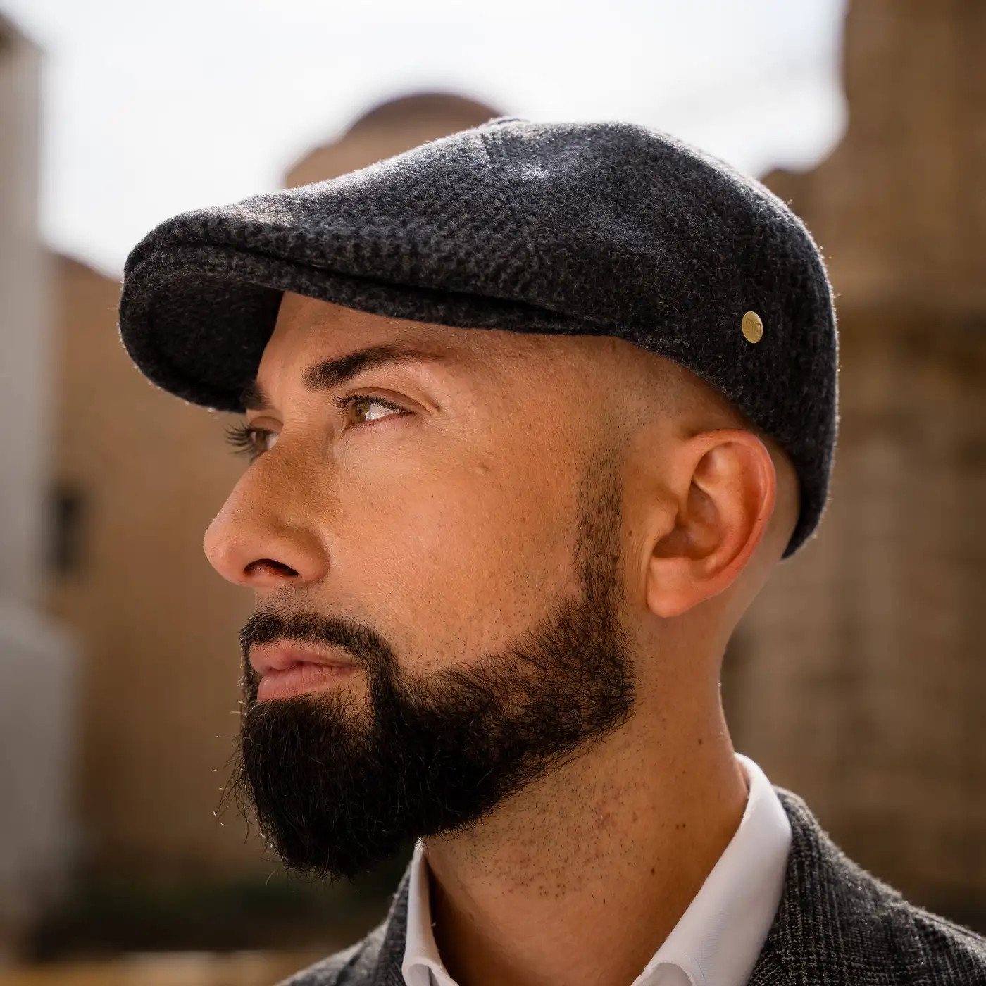 Coppola Inglese Invernale in Lana Vergine Foderata