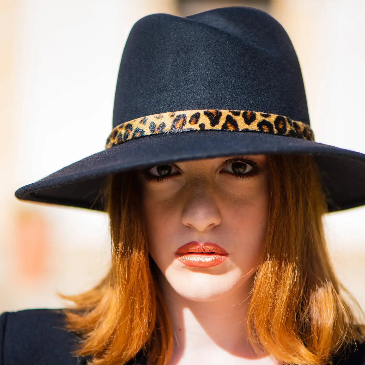 Cappello a Tesa Media Corona Twisted in Feltro di Lana Merinos