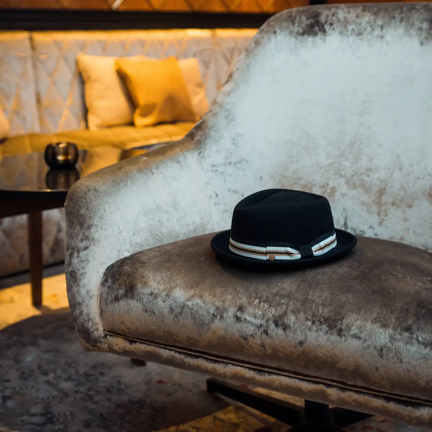 Cappello Pork Pie Classico in Feltro di Lana Merinos