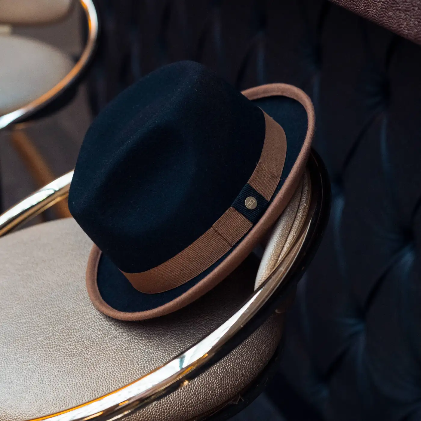 Cappello Trilby Michael Jackson in Feltro di Lana Merinos Bicolore