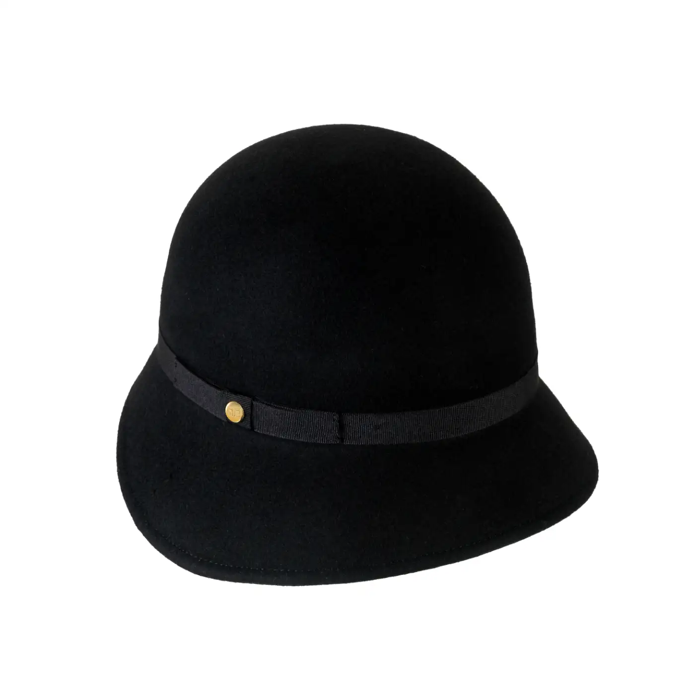 Cappello a Cloche Signorile a Tesa Media in Feltro di Lana Merinos