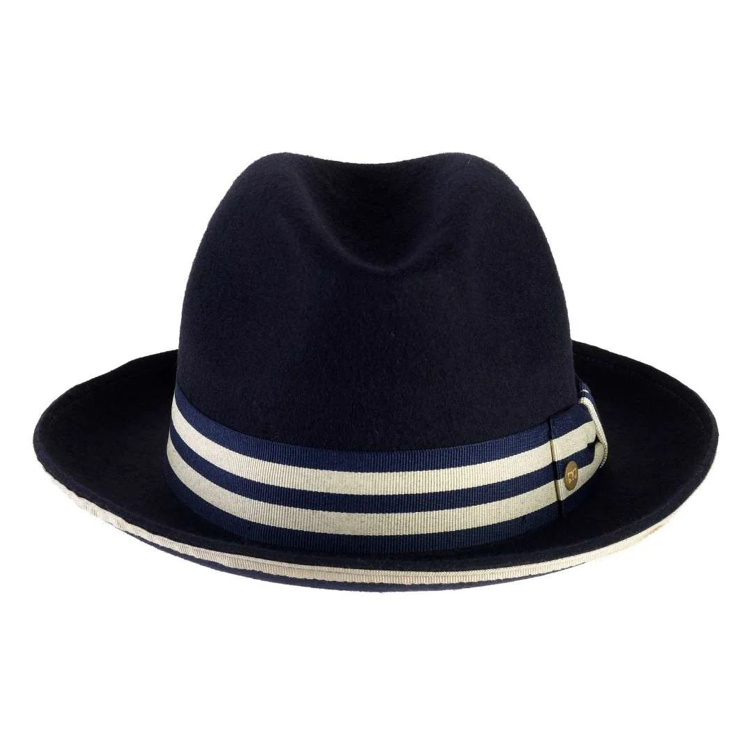 Cappello Trilby Jazz a Tesa Media in Feltro di Lana Merinos