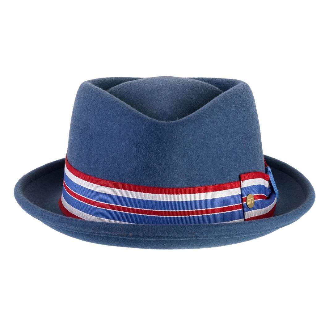 Cappello Pork Pie Classico in Feltro di Lana Merinos