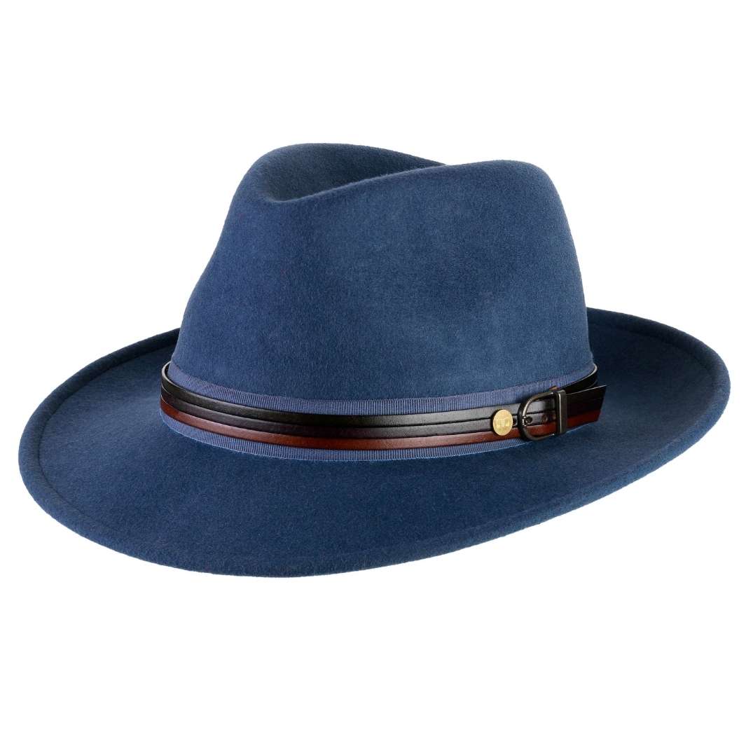 Cappello Fedora Classico in Feltro di Lana Merinos Antipioggia