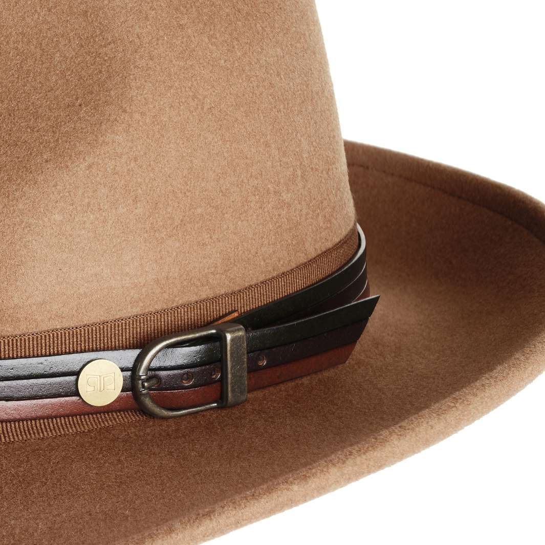 Cappello Fedora Classico in Feltro di Lana Merinos Antipioggia