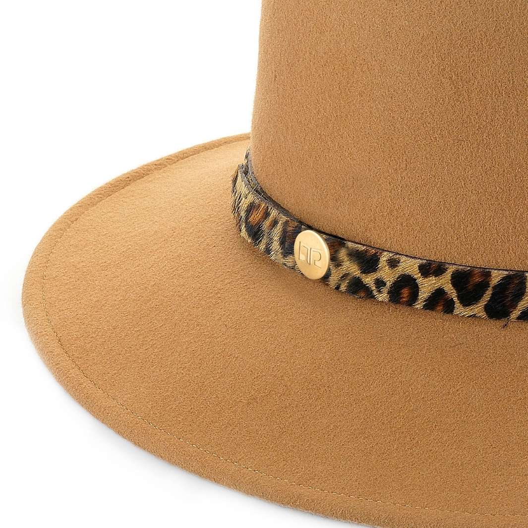 Cappello a Tesa Media Corona Twisted in Feltro di Lana Merinos