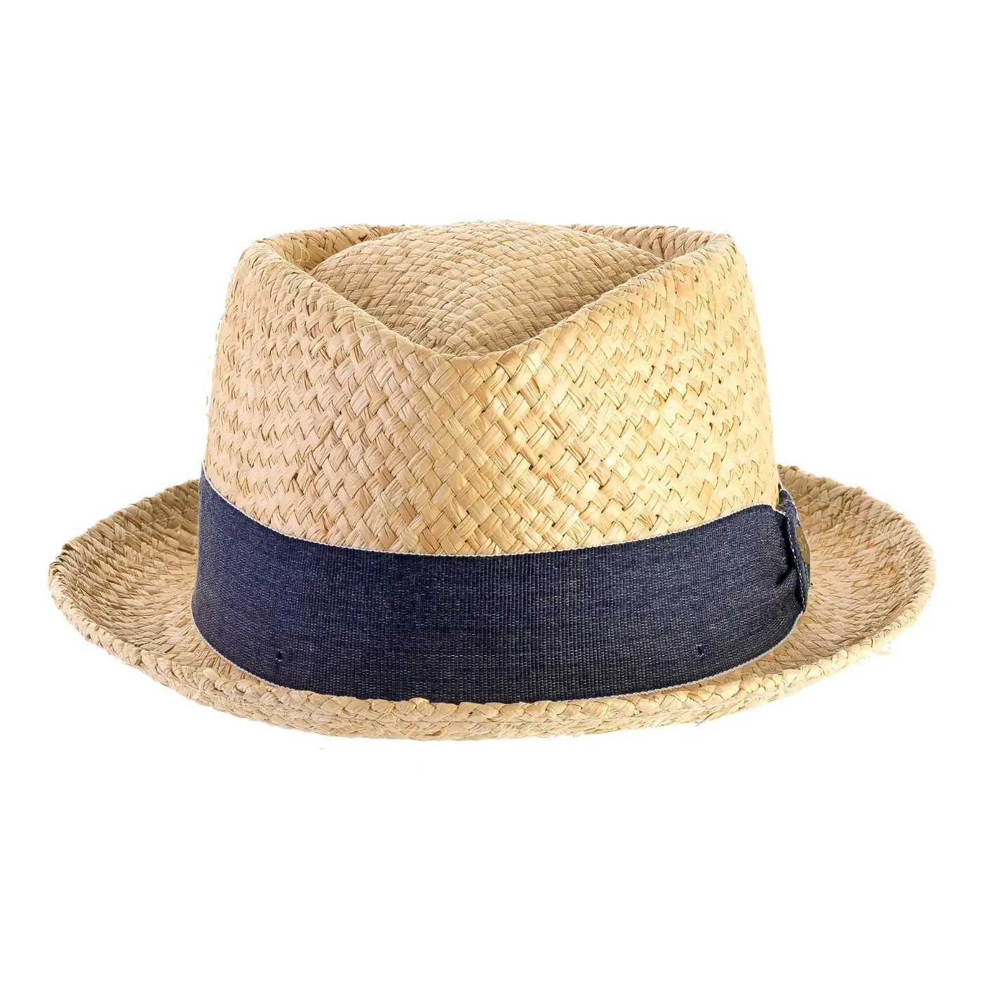 Cappello Pork Pie Estivo in Rafia