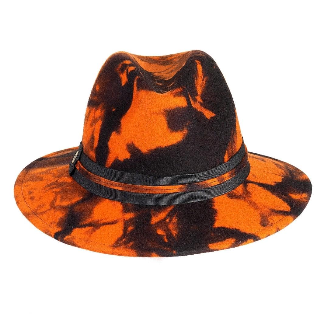 Cappello Fedora a Tesa Media in Feltro di Lana Merinos Maltinto
