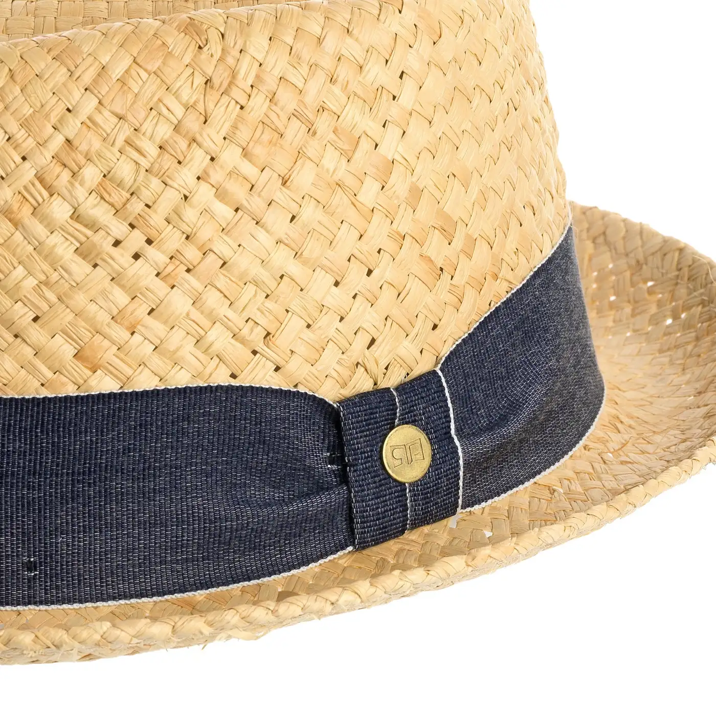 Cappello Pork Pie Estivo in Rafia