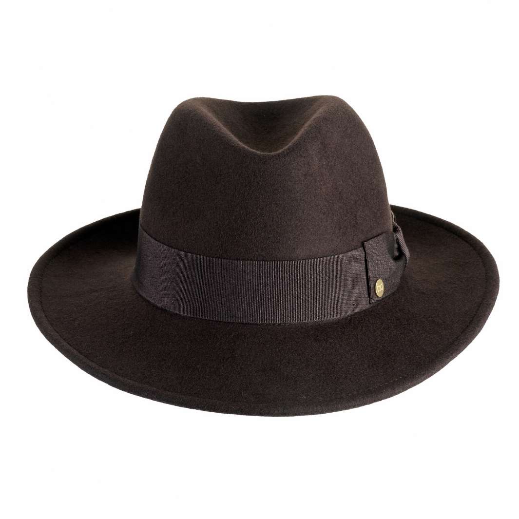 Cappello Fedora Coccos in Feltro di Lana Merinos
