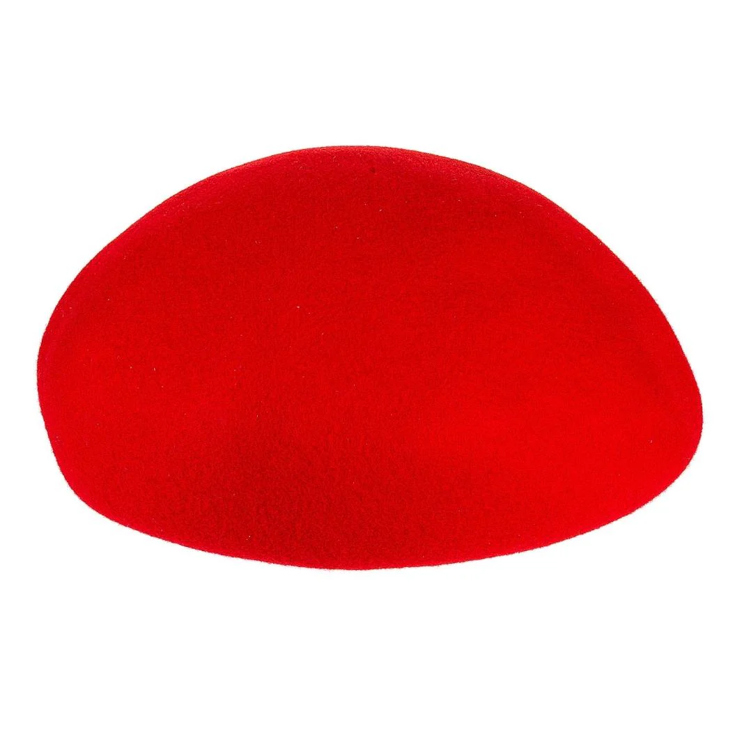 Basco Bonnie stile Berretto alla Francese in Feltro di Lana Merinos