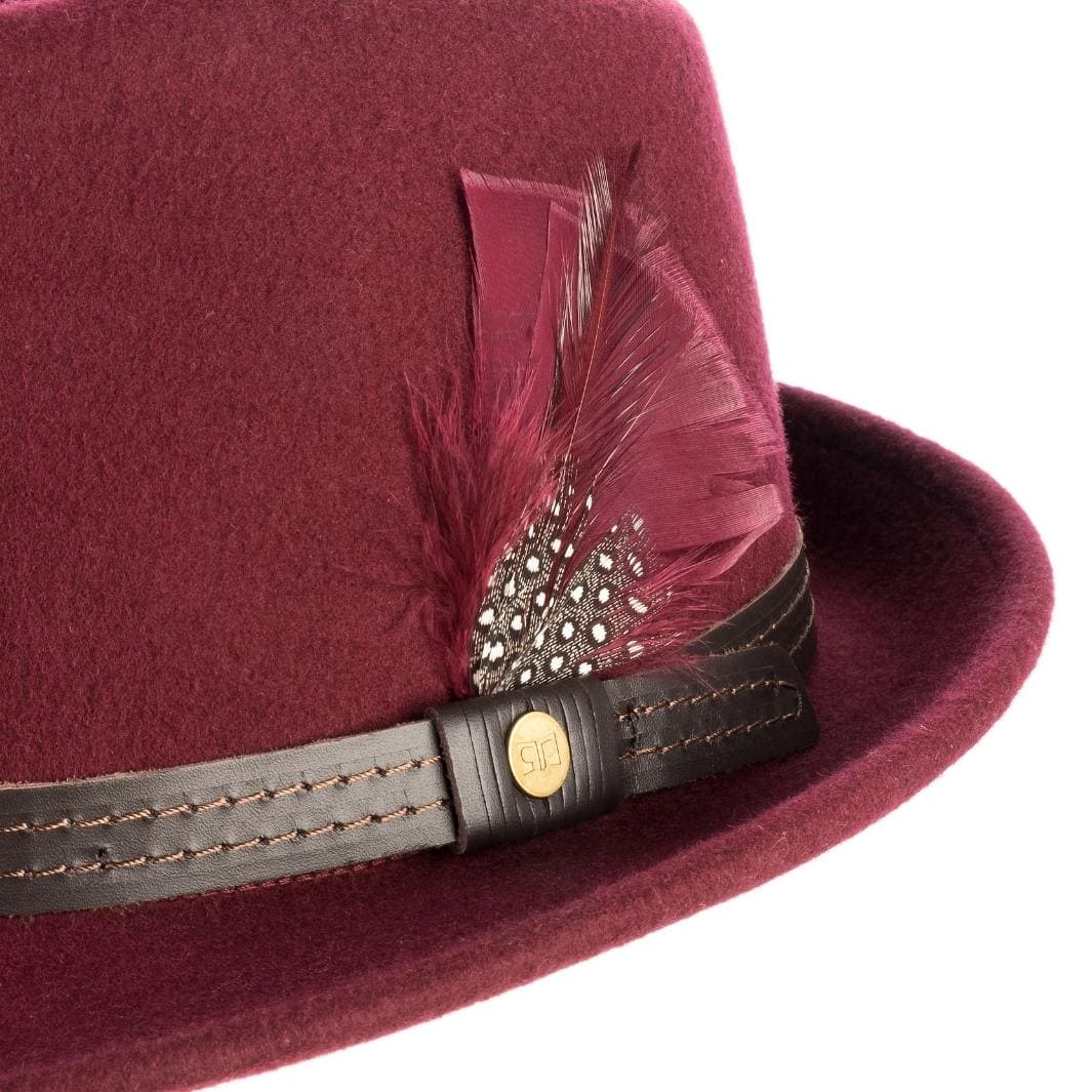 Cappello Trilby Classico in Feltro di Lana Merinos