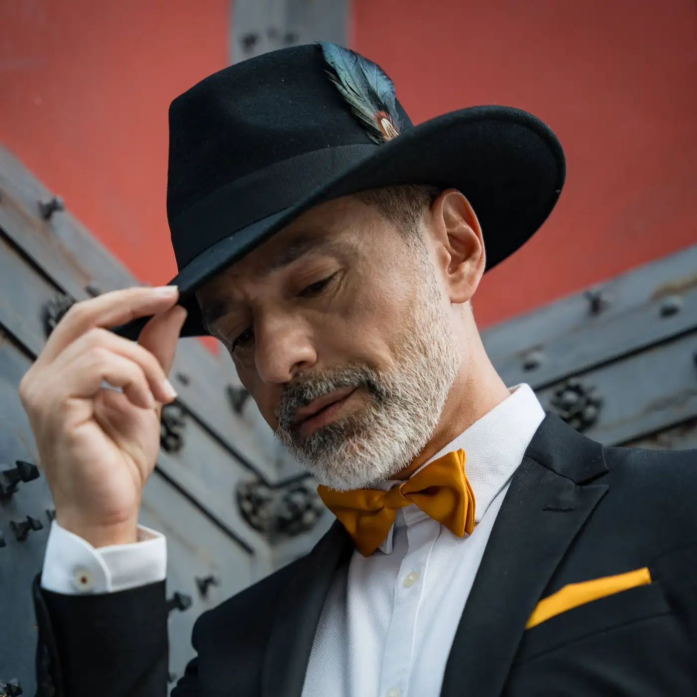 Cappello Australiano in Feltro di Morbido Cashmere Antipioggia