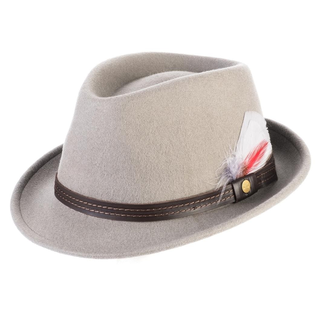 Cappello Trilby Classico in Feltro di Lana Merinos