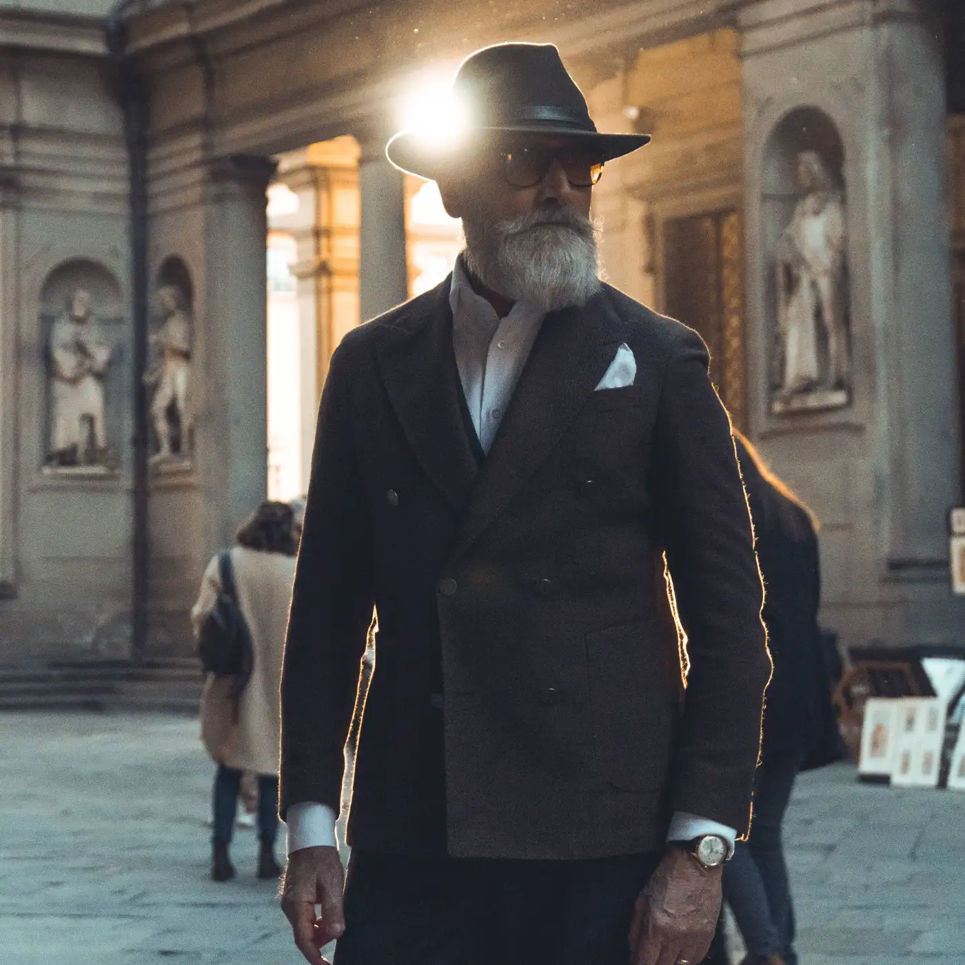 Cappello Fedora Elegante in Feltro di Lana Merinos Antipioggia