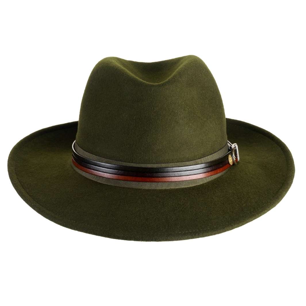Cappello Fedora Classico in Feltro di Lana Merinos Antipioggia