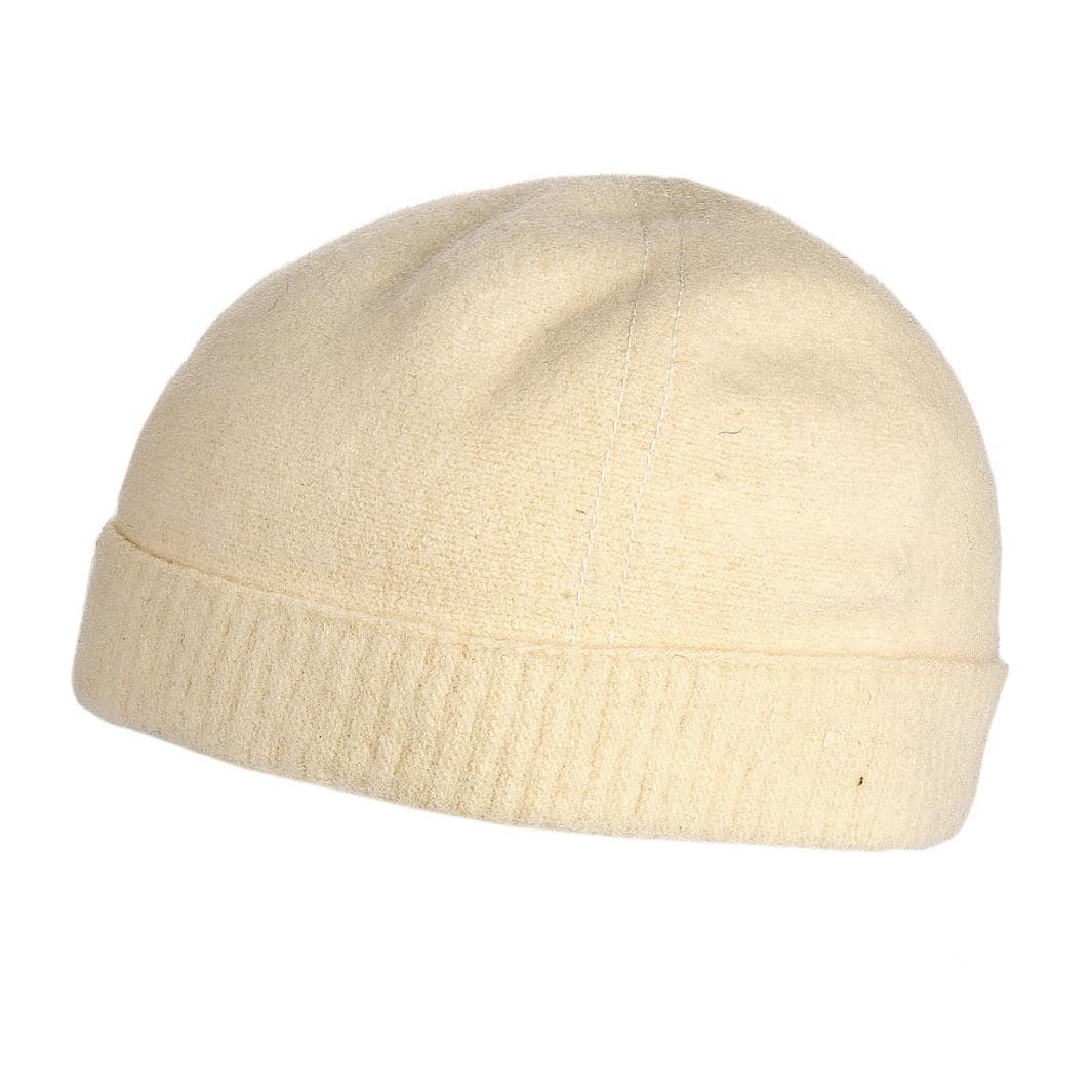 Berretto Invernale in Lana con Risvolto a Costine