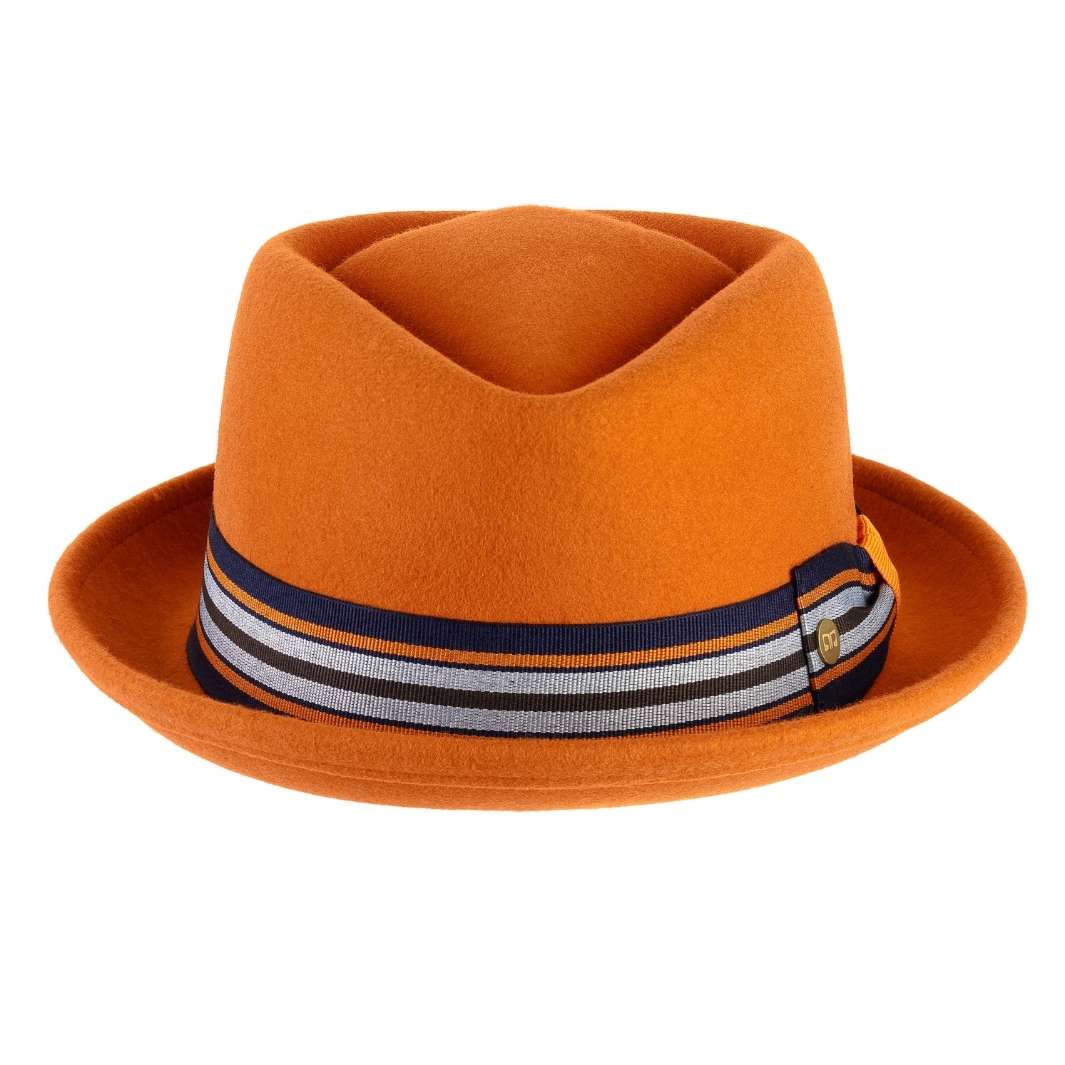 Cappello Pork Pie Classico in Feltro di Lana Merinos