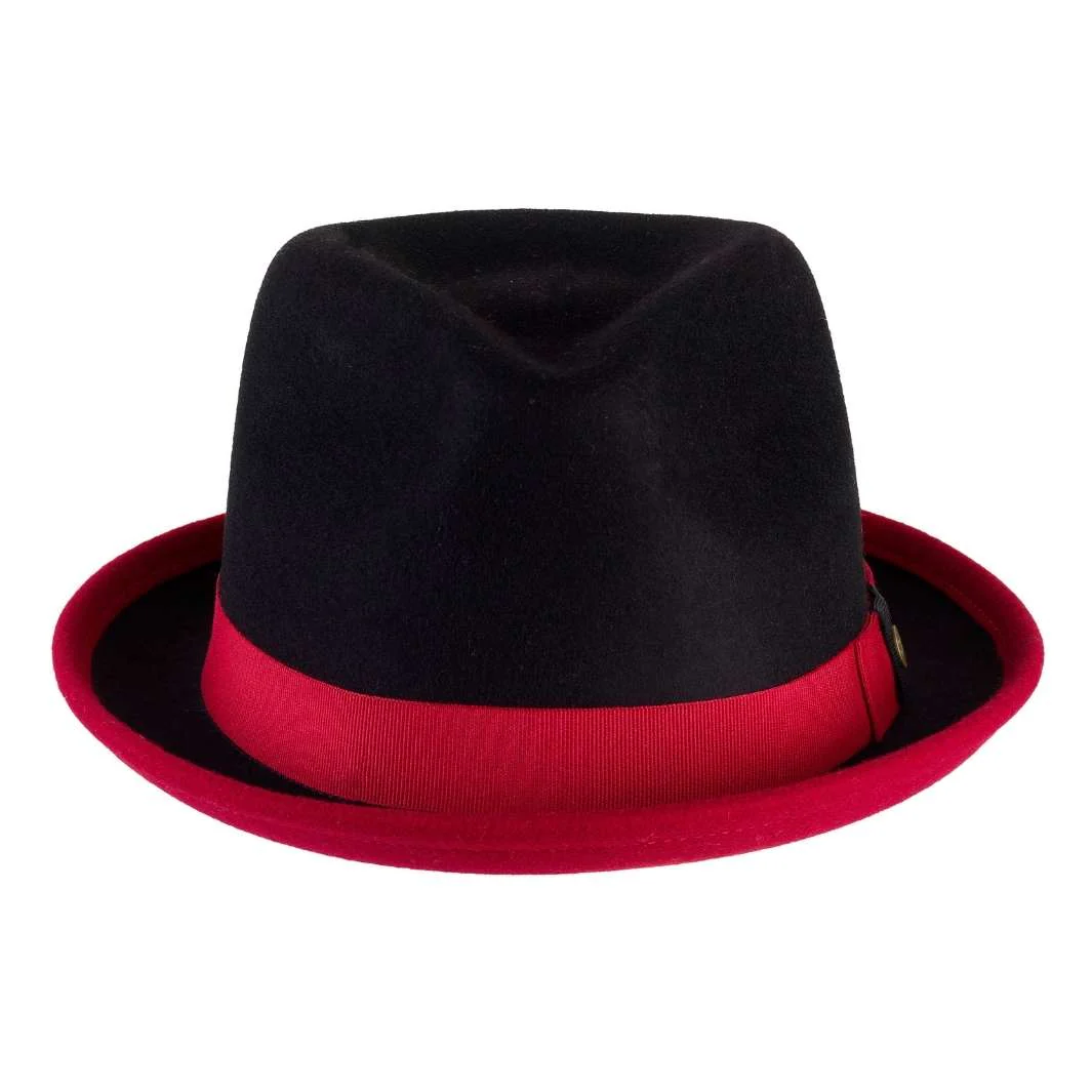 Cappello Trilby Michael Jackson in Feltro di Lana Merinos Bicolore