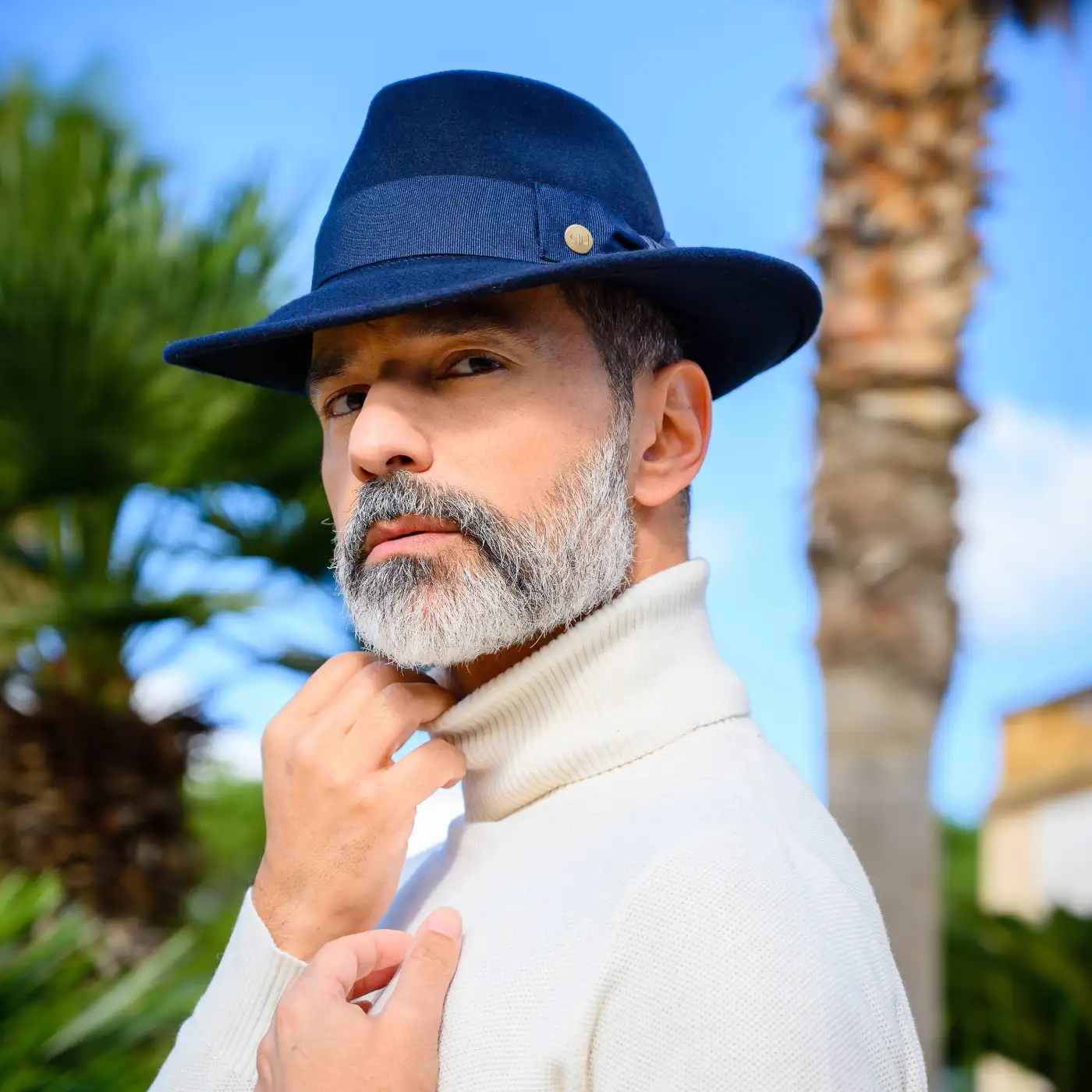 Cappello Fedora Coccos in Feltro di Lana Merinos