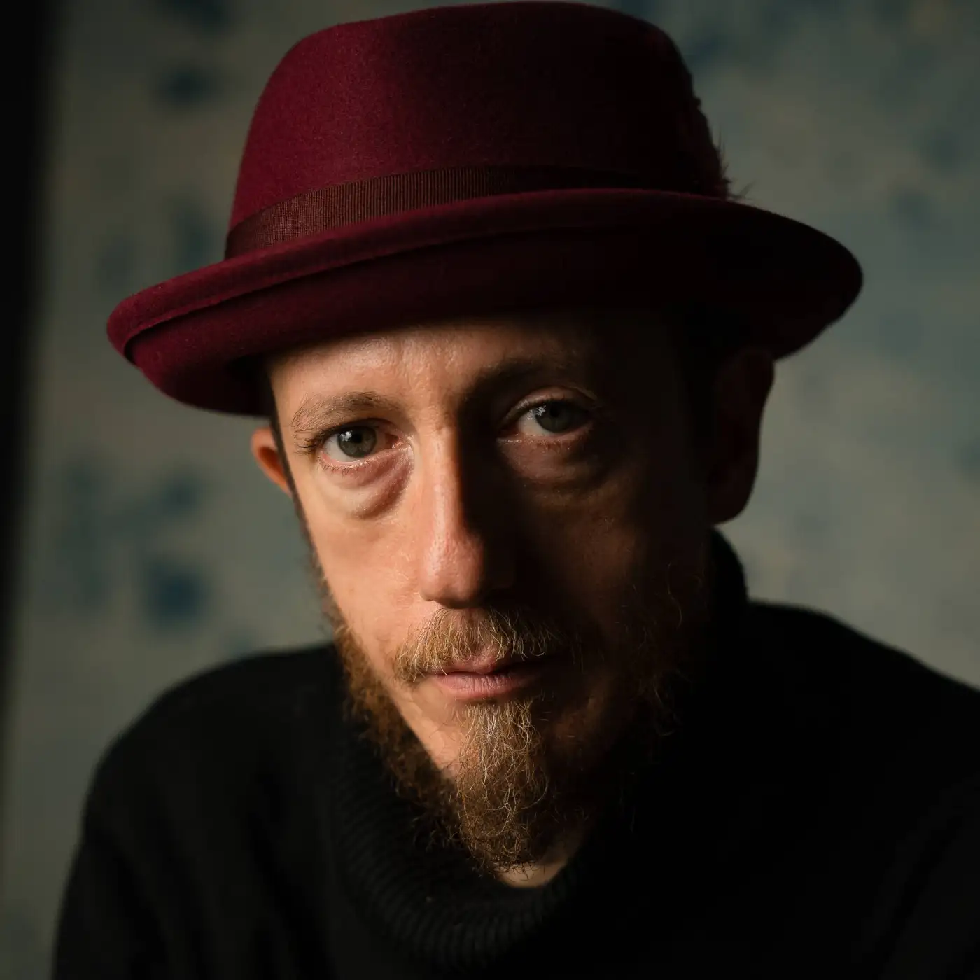 Cappello Pork Pie in Feltro Raso di Lapin con Fodera